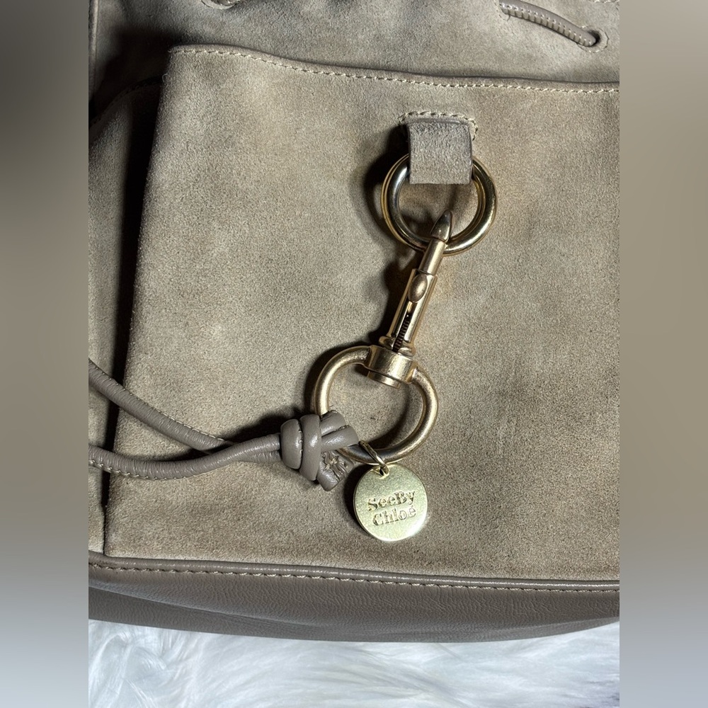 CHLOE’ w/COA Suede Bag - Picture 5 of 17